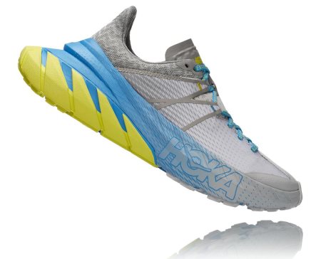 Hoka Tennine All Terrain Moški Trail Tekaški Čevlji Siva / Modra SI-604583E